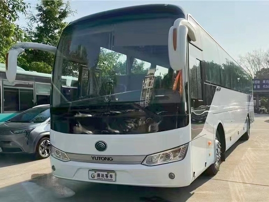 el autobús usado Yutong 55seater del tránsito utilizó la suspensión del airbag de las puertas dobles del autobús ZK6125 de rv