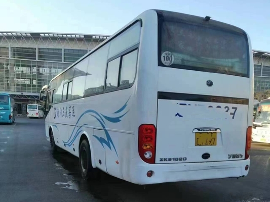 Autobús diesel usado 162kw del pasajero de Yutong ZK6102D Front Engine Used 43 del autobús