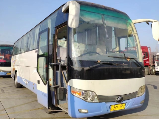 Los autobuses diesel usados enderezan el autobús del motor de Yuchai de la parte posterior de Yutong Zk6110 2+3layout 62seats del autobús de Steeing