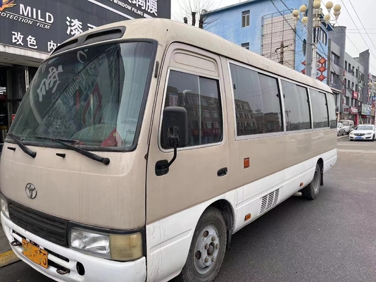 Original japonesa usada práctico de costa de la impulsión de la mano izquierda del autobús 29seats 1hz de Toyota